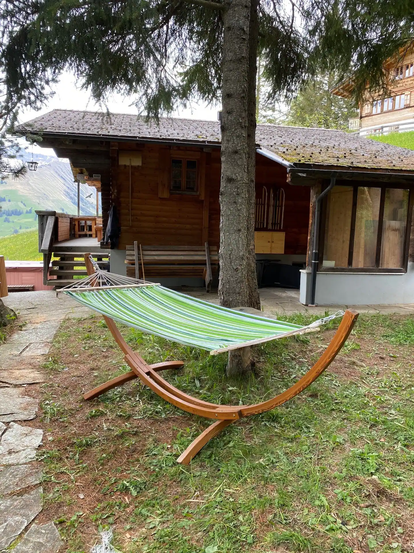 Hängematte beim Höchst Chalet
