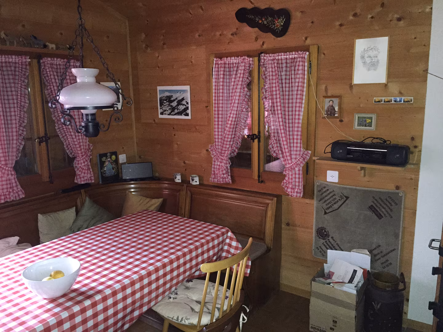 Wohnküche und Stube im Höchst Chalet