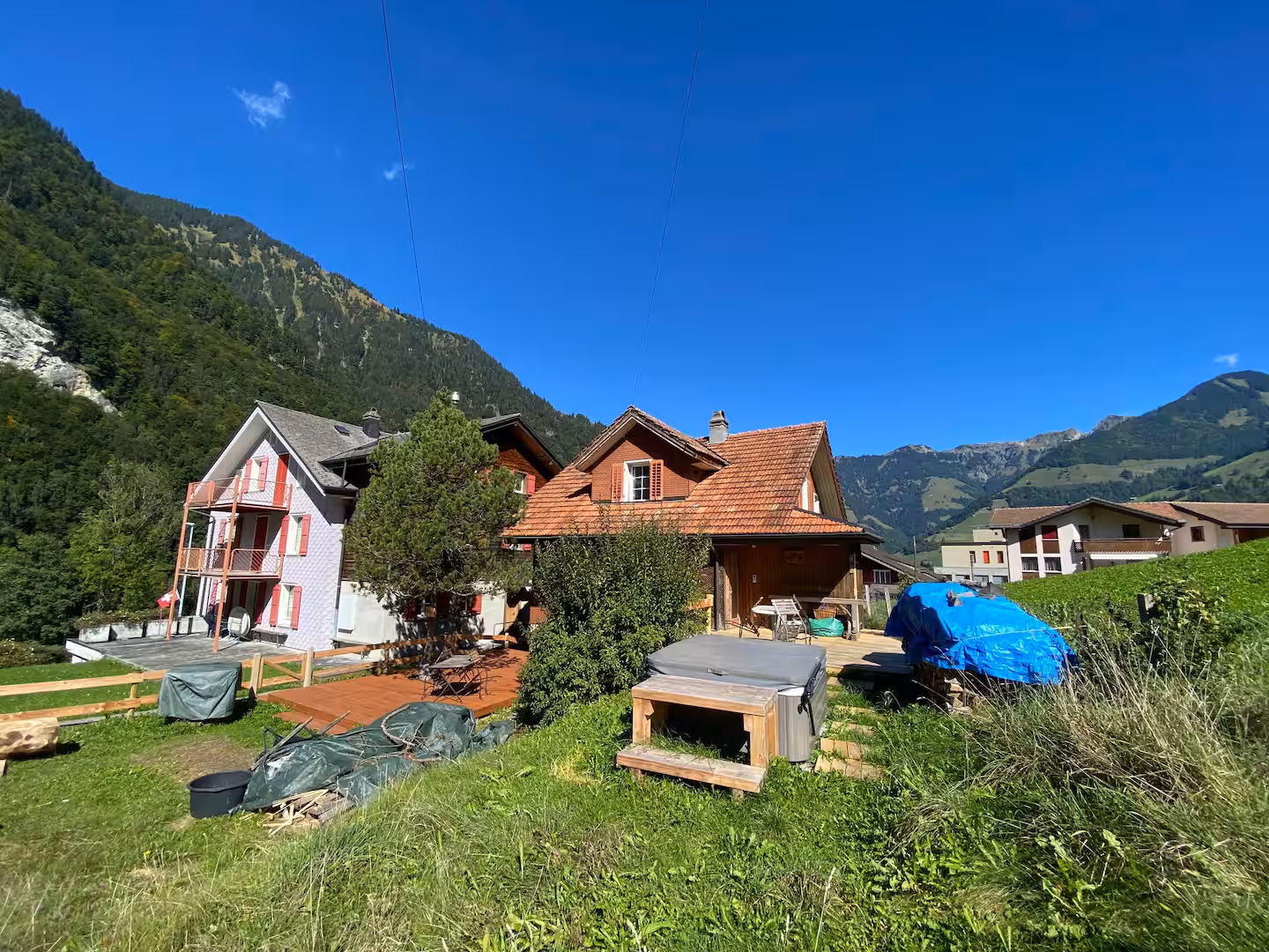 Aussenansicht vom Heimeli Chalet in Melchtal
